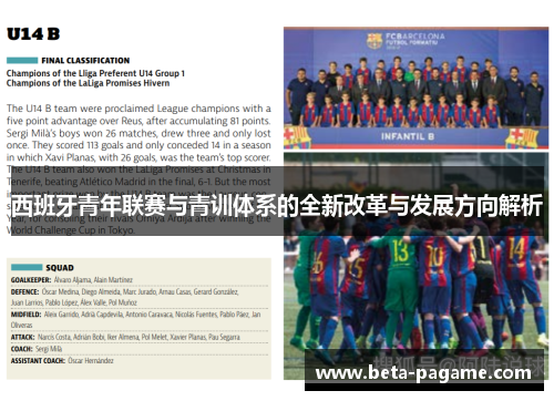 西班牙青年联赛与青训体系的全新改革与发展方向解析 西班牙青年联赛与青训体系的全新改革与发展方向解析